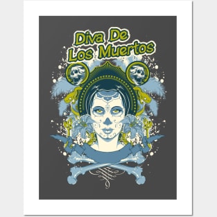 Diva de los Muertos Posters and Art